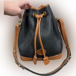 Dooney and Burke vintage bag pebbles leather